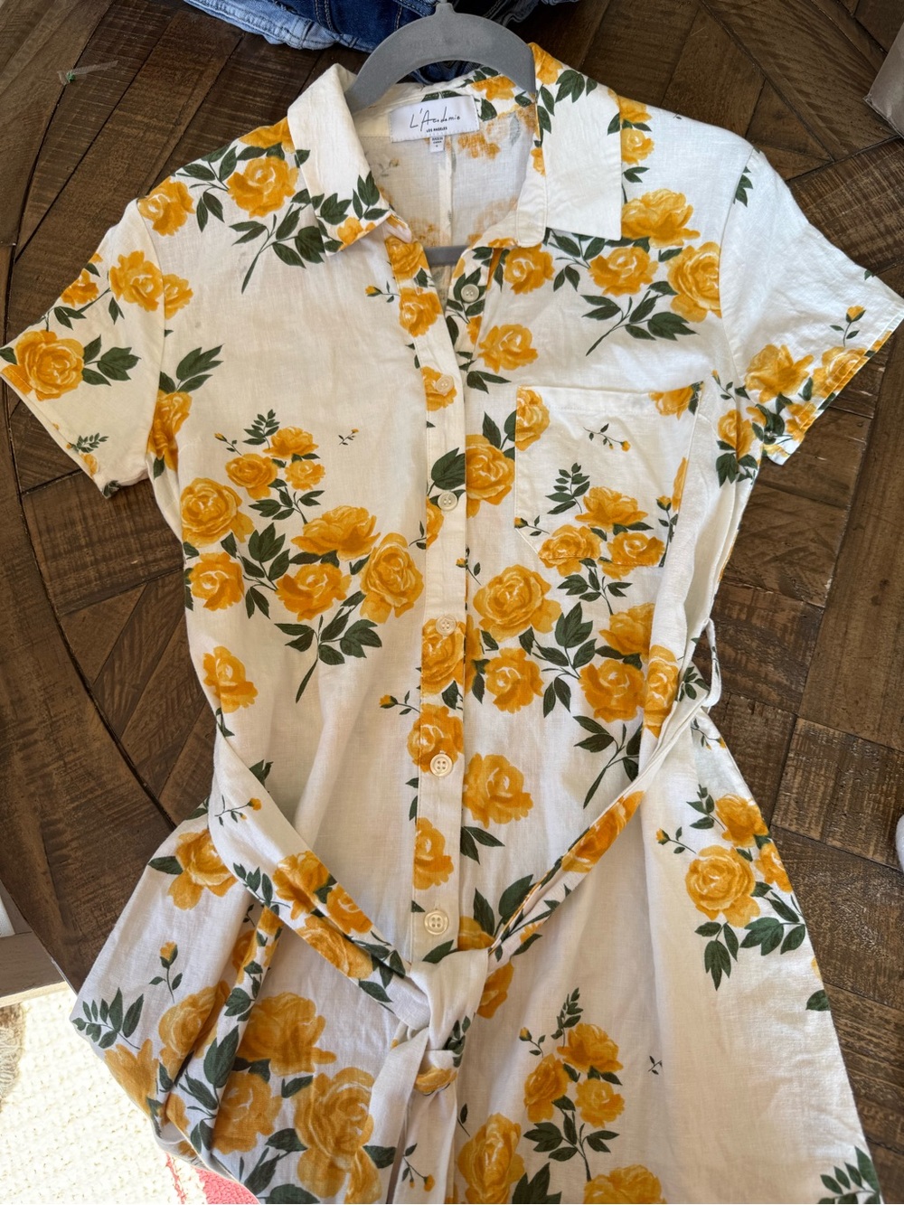 L'ACADEMIE The Kendra Dress in Yellow Rose, sz Small - Picture 9 of 16